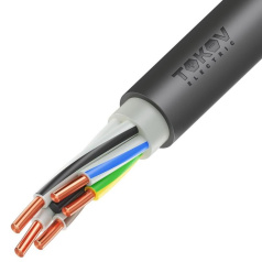 Кабель силовой медный ВВГнг(А)-LS TOKOV ELECTRIC, 5х16 мм², ОК (N PE), 1 кВ [УТ000029823]