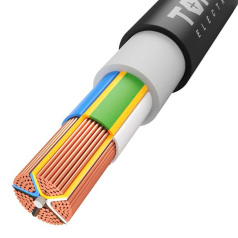 Кабель силовой медный ППГнг(А)-HF TOKOV ELECTRIC, 5х70 мм², МС (N PE), 1 кВ [000016022]