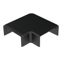Поворот 90° Kopos LHD 40X20, 8633 (FB), черный
