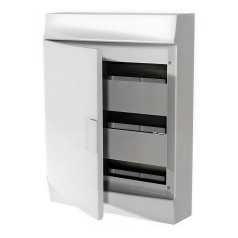 Бокс настенный ABB MISTRAL41W / 54M, непрозрачная дверь, с клеммами N+PE [1SLM004102A3109]