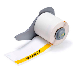 Этикетки Brady M7‐38‐483‐CAUTION полиэстер, 101.6 х 48.26 мм, белые, 100 шт [brd174622]