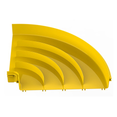 Поворот оптического лотка горизонтальный ITK 90°, 600 мм [DS-600-31990]