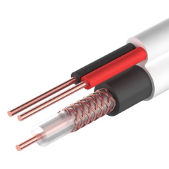 Кабель ККСВ-В Rexant 2х0.5 мм, белый, бухта 305 м [01-4003]