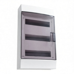 Бокс настенный ABB Mistral41 54М, прозрачная дверь, с клеммами [1SPE007717F9998]