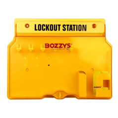 Блокировочная закрытая станция, поликарбонат, 14 держателей и 2 кармана для бирок [gwrB102]