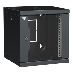 Шкаф настенный 10" ITK LINEA WS 6U 320х310 мм, чёрный [LWS5-06U33-GF]