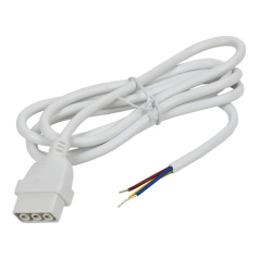 Кабель питания IEK PRO для линейного светильника LED, белый, 1.5 м [LTP-DCKD-KP-D15-K01]