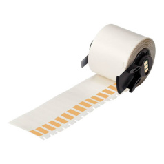 Самоламинирующиеся этикетки Brady M6‐28‐427‐OR винил, 6.35 х 38.1 мм, оранжевые, 750 шт [brd173785]