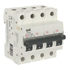 Автоматический выключатель IEK ARMAT M06N 4P C 32А [AR-M06N-4-C032]