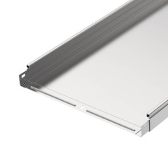 Лоток неперфорированный IEK ESCA, сталь, толщина 1.2 мм, 50х500х3000 мм [CLN10-050-500-3]