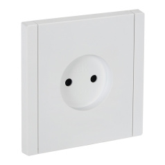 Розетка 1-местная IEK FORTE&PIANO без заземления без шторок винтовое крепление 10А FP218 белый [FP-R10-10-K01]