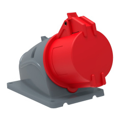 Розетка стационарная IEK MAGNUM ССИ-124 32А-6ч/380-415В 3P+PE IP44 [PSN12-032-4]