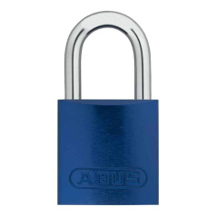 Замки алюминиевые компактные Brady, алюминиевые дужки, 25 мм, Ø 4.7 мм, синие, 6 шт [gws834856]