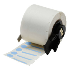 Этикетки Brady M6‐98‐494‐BL полиэстер, 25.4 х 9.53 мм, Ø 9.53 мм, синий, 500 шт [brd173527]