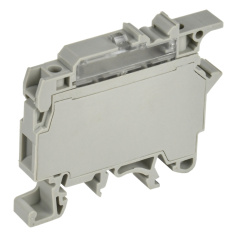 Клеммная колодка IEK "ARMAFIX" CTS-F 4 мм² с держателем предохранителя, фаза, серая [YCT14-00-K03-004]