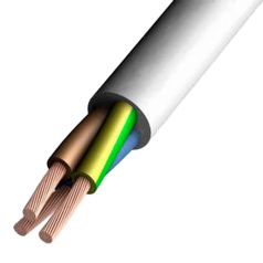 Провод соединительный медный ПВС, 3х0.75 мм², (2х0.75+1х0.75) 380В Б, бухта 10 м [7221]