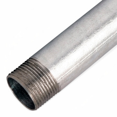 Труба стальная с резьбой Kopos горячее оцинкование 6050 ZN (F), 3 м