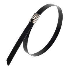 Стальные кабельные стяжки с полимерным покрытием Fortisflex СКС-П (316) 4.6x300 [74891]