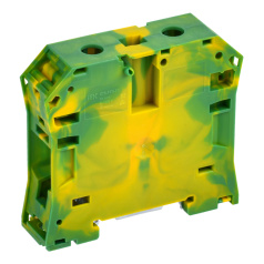 Клеммная колодка IEK "ARMAFIX" CTS-PEN 70 мм², заземление, желто-зеленая [YCT11-02-K52-070]