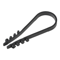 Дюбель-хомут для круглых проводов IEK 19-25 мм, черный (100 шт) [UHH36-19-25-100]