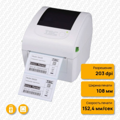 Термопринтер для этикеток TSC DA220W, 203 dpi, USB 2.0, Ethernet [DA220W-A001-2102]