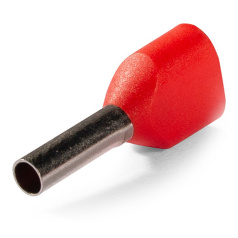 Наконечник штыревой втулочный изолированный КВТ НШВИ(2) «ЕВРО» 1.0-8 [103245]