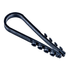 Дюбель-хомут для круглых проводов IEK 11-18 мм, черный (25 шт) [UDH13-11-18-025-K02]