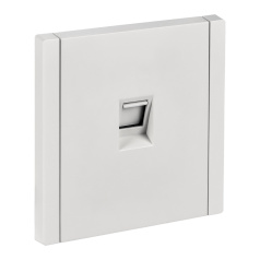 Розетка компьютерная RJ45 IEK FORTE&PIANO кат. 5E FP232 белый [FP-K10-1-K01]