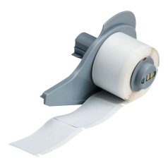 Этикетки Brady M7‐20‐486 полиэстер, 50.8 х 25.4 мм, серебристые, 100 шт [brd173379]