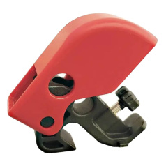 Блокиратор автоматических выключателей, толщина переключателя до 14 мм, красный [gwrD200]