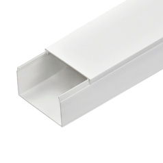 Кабель канал IEK "ЭЛЕКОР" 80х60 мм, 2 м, белый [CKK10-080-060-1-K01-008]