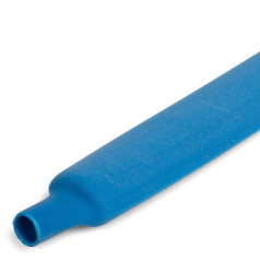 Термоусадочная трубка КВТ ТУТ (HF)-10/5 синяя, усадка 2:1 [82935]