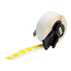 Этикетки Brady M6‐83‐499‐YL нейлоновая ткань, Ø 12.7 мм, желтые, 500 шт [brd173909]