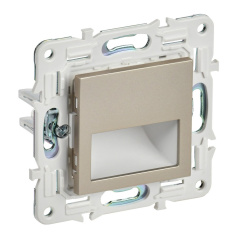 Подсветка IEK SKANDY LED встраиваемая SK-L01Sh шампань [SK-FL20-K37]
