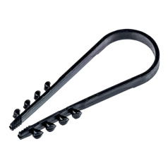 Дюбель-хомут для круглых проводов IEK 19-25 мм, черный (25 шт) [UDH13-19-25-025-K02]