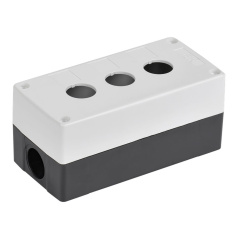 Корпус IEK КП103-Р для кнопок 3 места, белый [BKP10-3-K01-R]