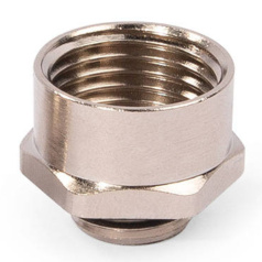 Муфта переходная латунная увеличивающая Fortisflex МПЛ М12/М16, стальной [89597]
