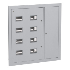 Корпус металлический IEK LIGHT ЩЭ-8 36, УХЛ3, IP31, серый [MKM42-08-31-L]