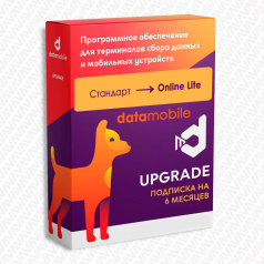 ПО DataMobile, Upgrade обновление с версии Стандарт до Online Lite - подписка на 6 месяцев