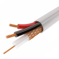 Кабель КВТ-В-2 СмартКИП 2x0.50 мм², белый, бухта 200 м [C-218-1]