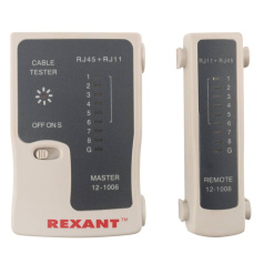 Тестер кабеля RJ-45 + RJ-11 468 Rexant [12-1006]