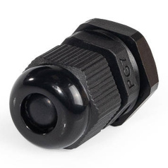 Кабельный ввод пластиковый Fortisflex PG 7, 3-6.5 мм, черный [88639]