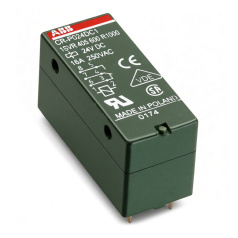 Реле промежуточное CR-P230AC2 ABB 2ПК, 8A, 230B AC [1SVR405601R3000]