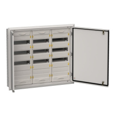 Корпус металлический IEK TITAN 5 ЩРв-144 (3х48), 755х885х130 мм, IP31, серый [TI5-50-V-3X048-31-7035]