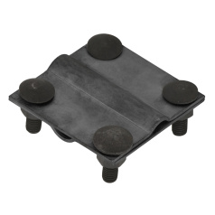 Зажим крестообразный полоса/пруток - полоса/пруток IEK, 40/12 мм, оцинкованная сталь TD [ZCC13-13-1-12-40]