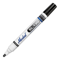Маркер смываемый Markal SL130 черный, 3 мм [31200626]