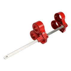 Блокиратор фланцевых соединений Brady, Ø трубы 355.6 - 1219.2 мм, 625 х 154 х 168 мм, алюминиевый сплав и сталь, красный [gws149230]