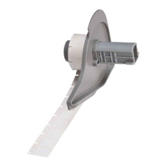 Перемещаемые наклейки Brady M7‐7‐498 виниловая ткань 12.7 х 12.7 мм, белые, 500 шт [brd173312]