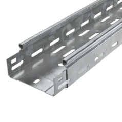 Лоток перфорированный IEK ESCA, сталь, толщина 0.7 мм, 50х100х3000 мм HDZ [CLP10-050-100-3-M-HDZ]