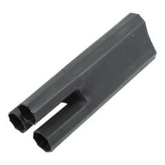 Термоусаживаемая перчатка Rexant на 3 жилы 87/46 мм, черная [48-3087]